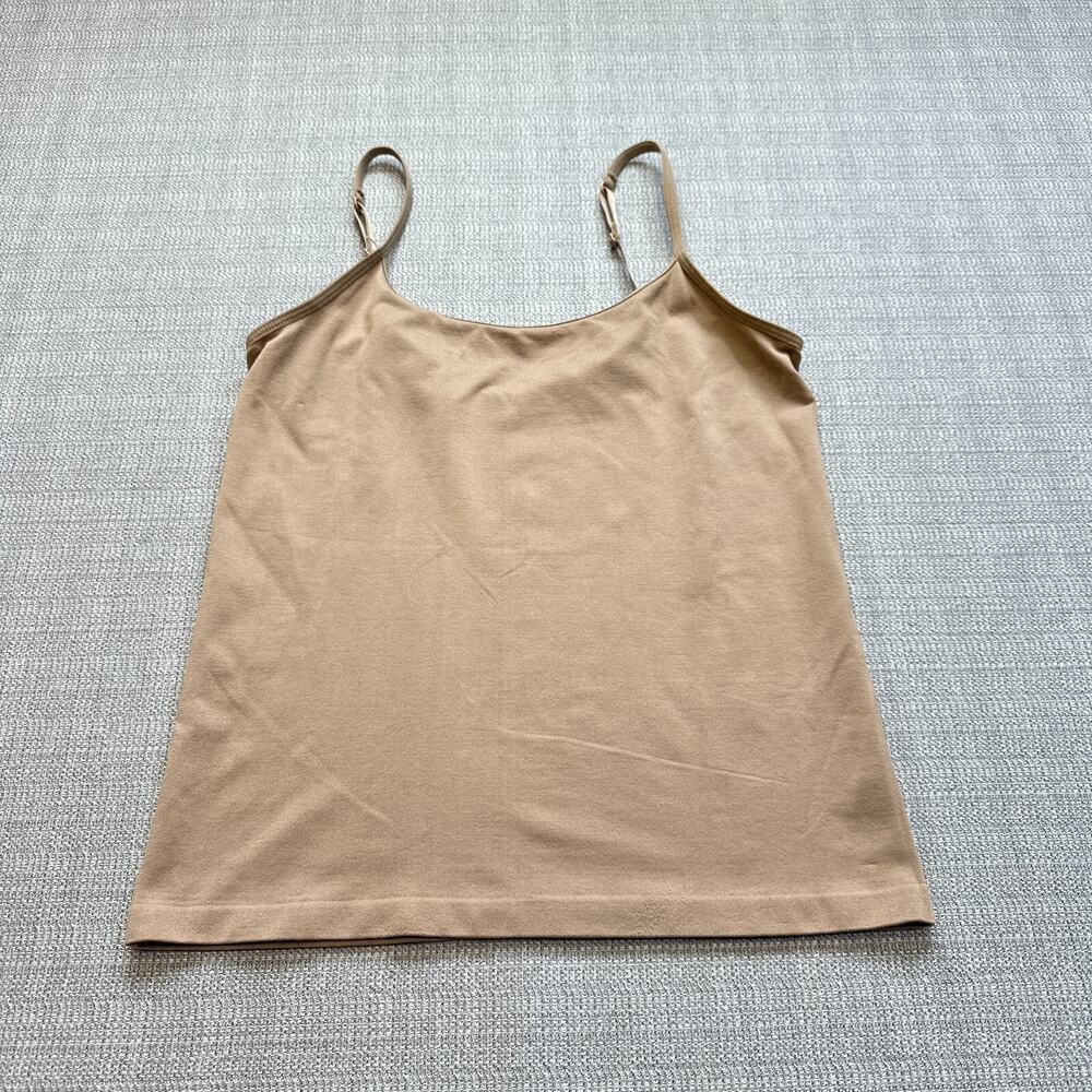 Cache Cami Shirt Womens size Small Taupe Tank Top Layering Adjustable Straps*‎